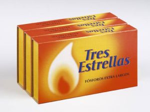 Caja de cerillas extralargas (3 und)