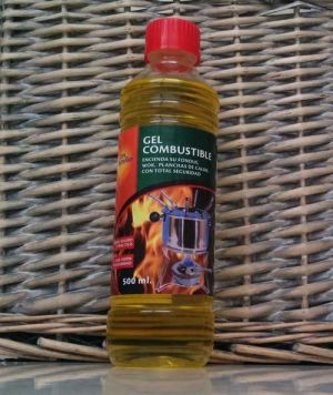 Gel combustible para fondue